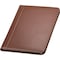 Samsill Contrast Stitch Leather Padfolio, 8-1/2'x11", Tan SAM71716 - alternate 2